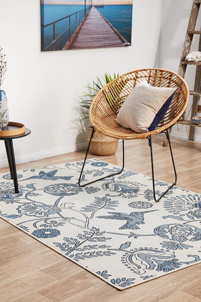Seaside 7777 White Rug - Cozy Rugs Australia