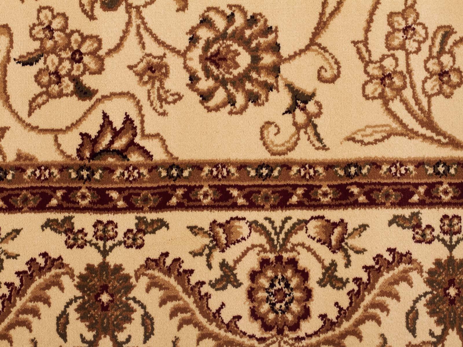 Sydney Medallion Runner Ivory with Ivory Border Runner Rug - Cozy Rugs Australia