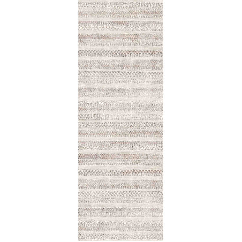 Mojave Lines Desert in Beige : Runner Rug