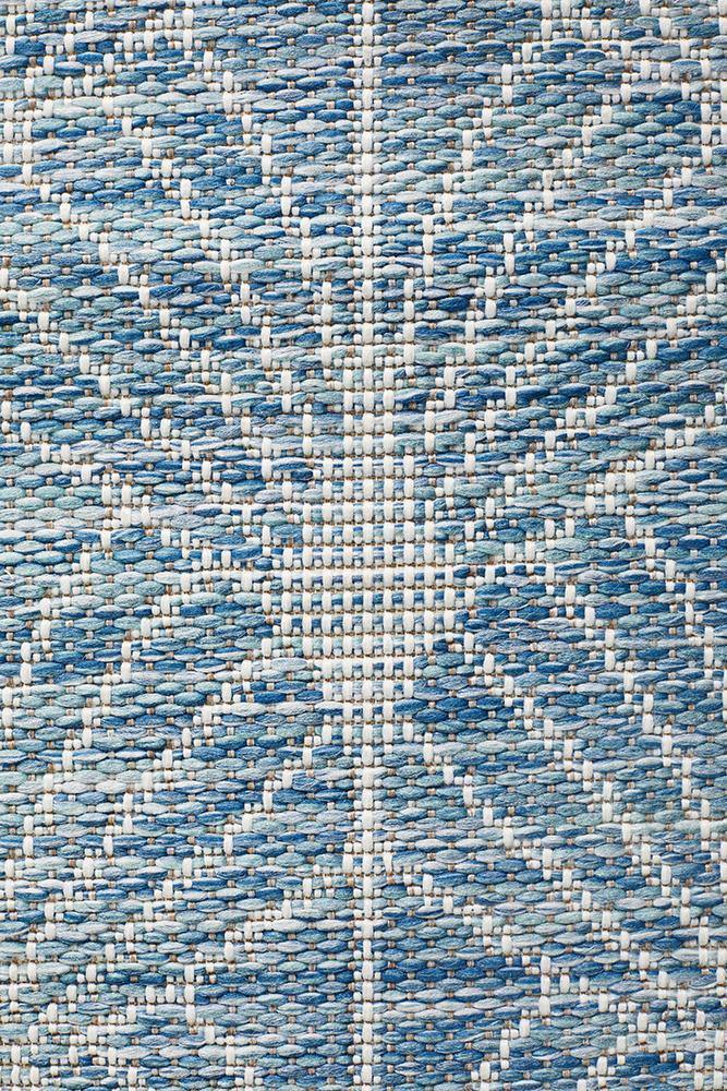Rug Culture Terrace 5502 Blue Runner Rug - Cozy Rugs Australia