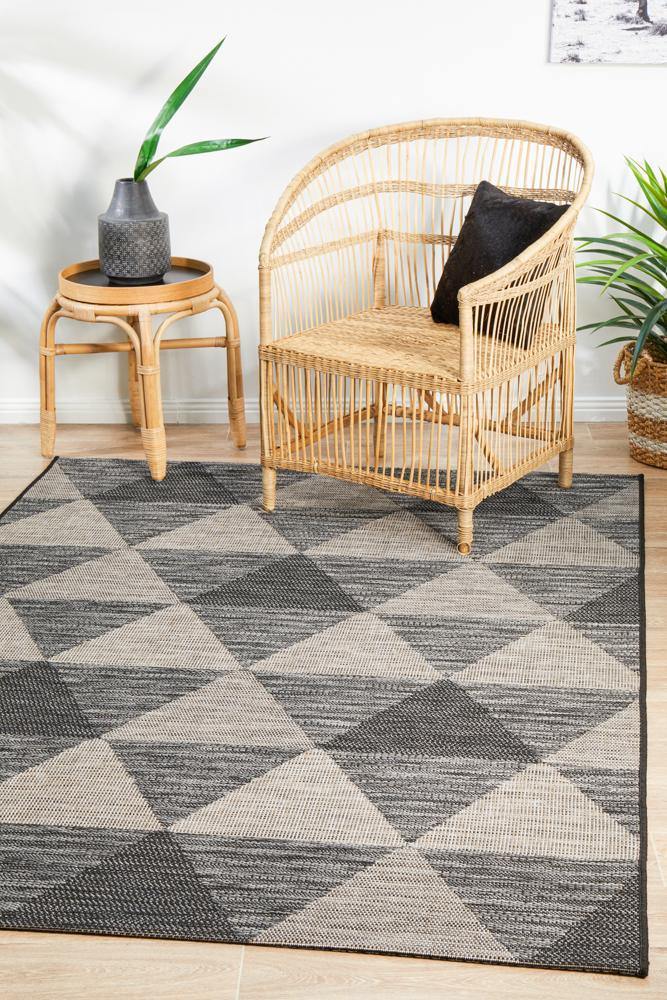 Rug Culture Terrace 5503 Black - Cozy Rugs Australia