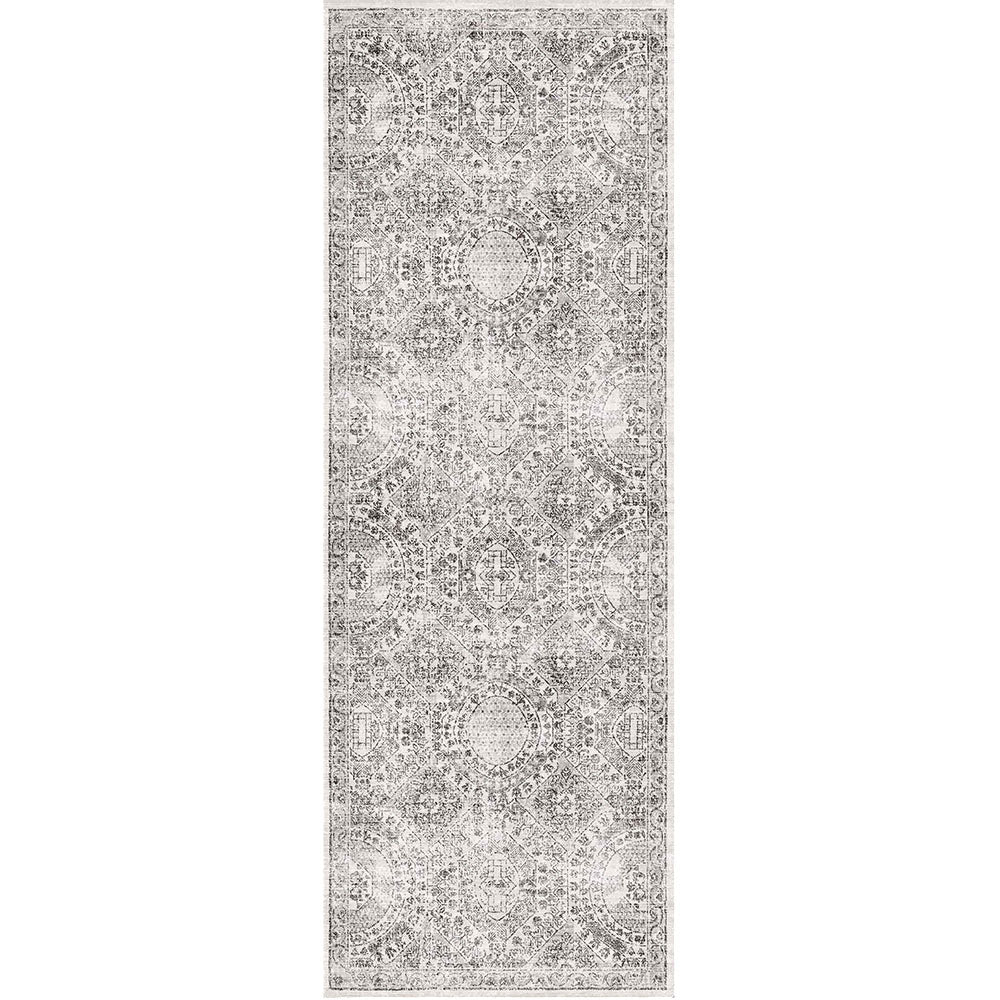 Versailles Winter modern in Grey : Runner Rug