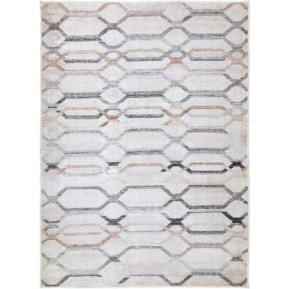 Maxine Lattice Pastel Rug Front view