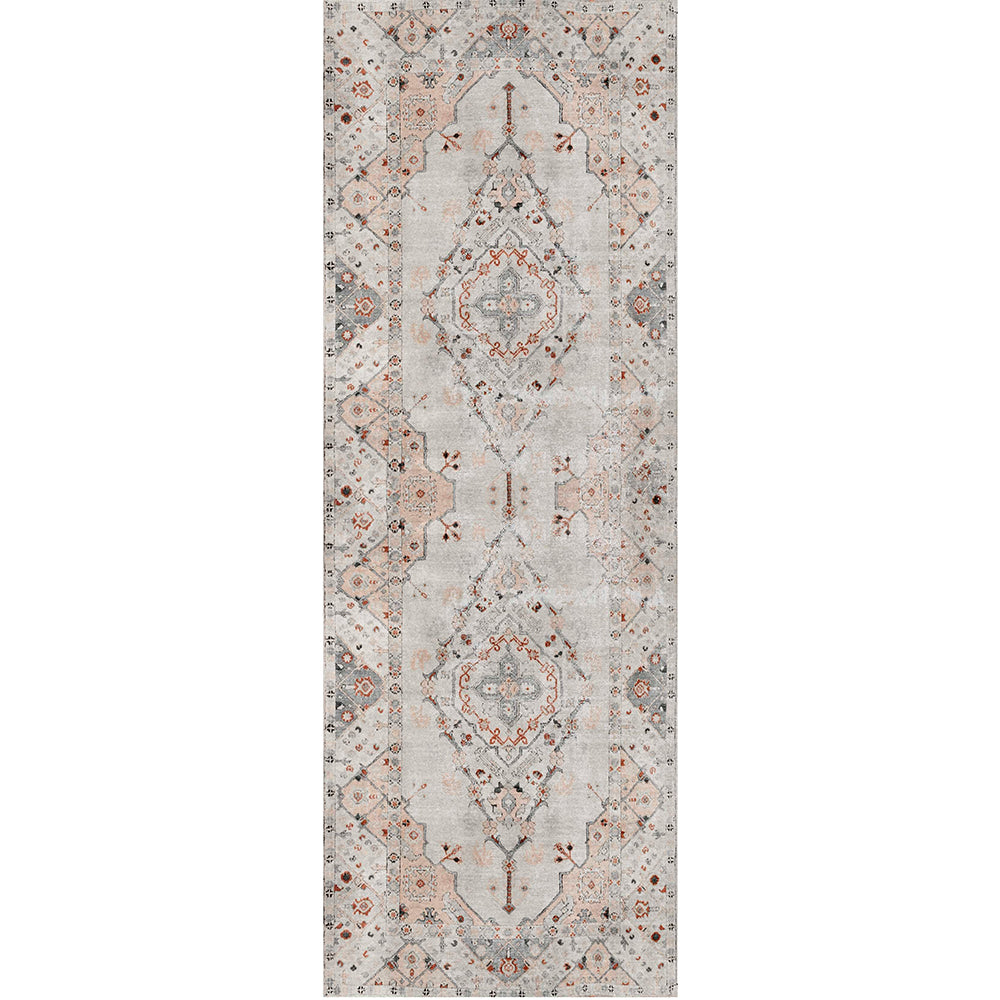 Sauville Modern Blush in Beige : Runner Rug