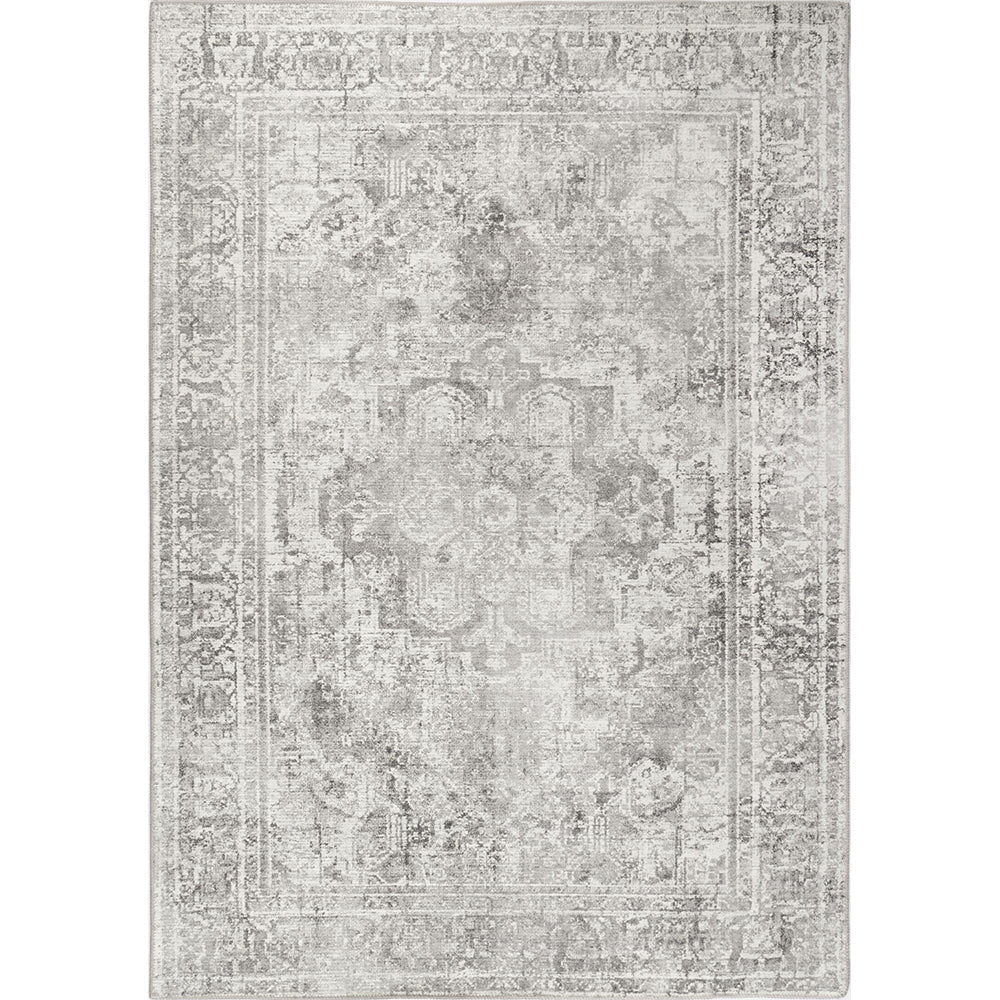 Distressed Vintage Chilaz Grey Rug main