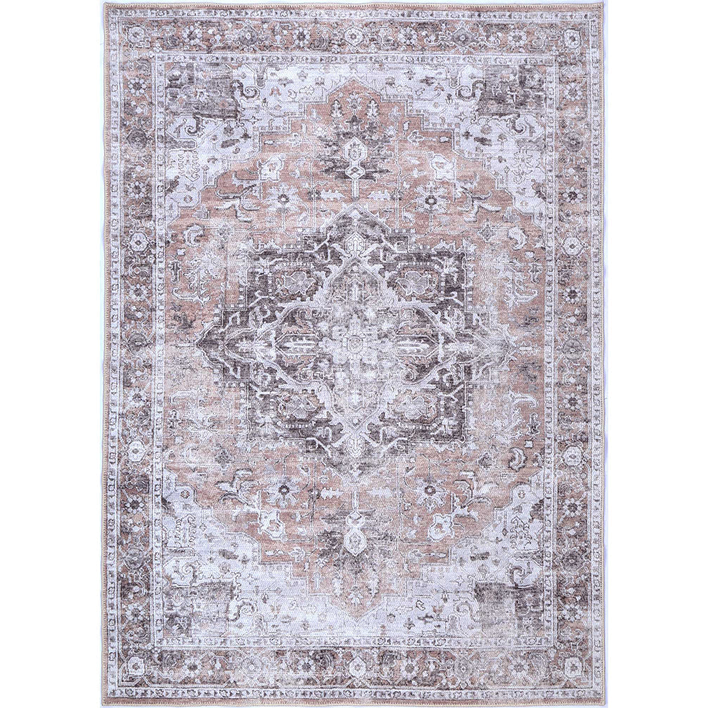 Distressed Vintage Cezanne Blush Area Rug main