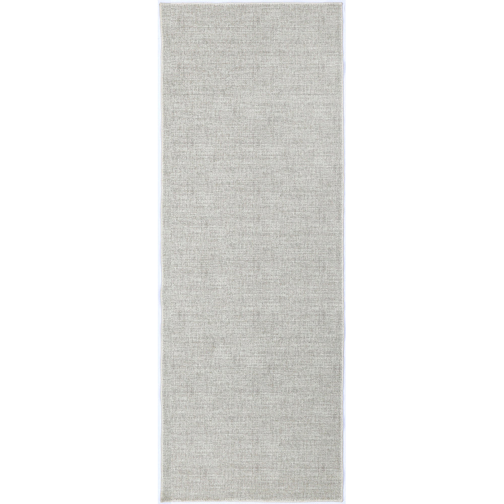 Urban Cobblestone Solid in Grey : Runner Rug