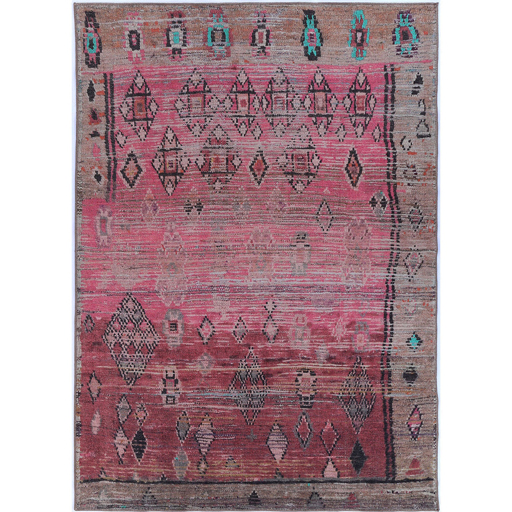 Vintage Chaima Tribal Rose Rug Runner