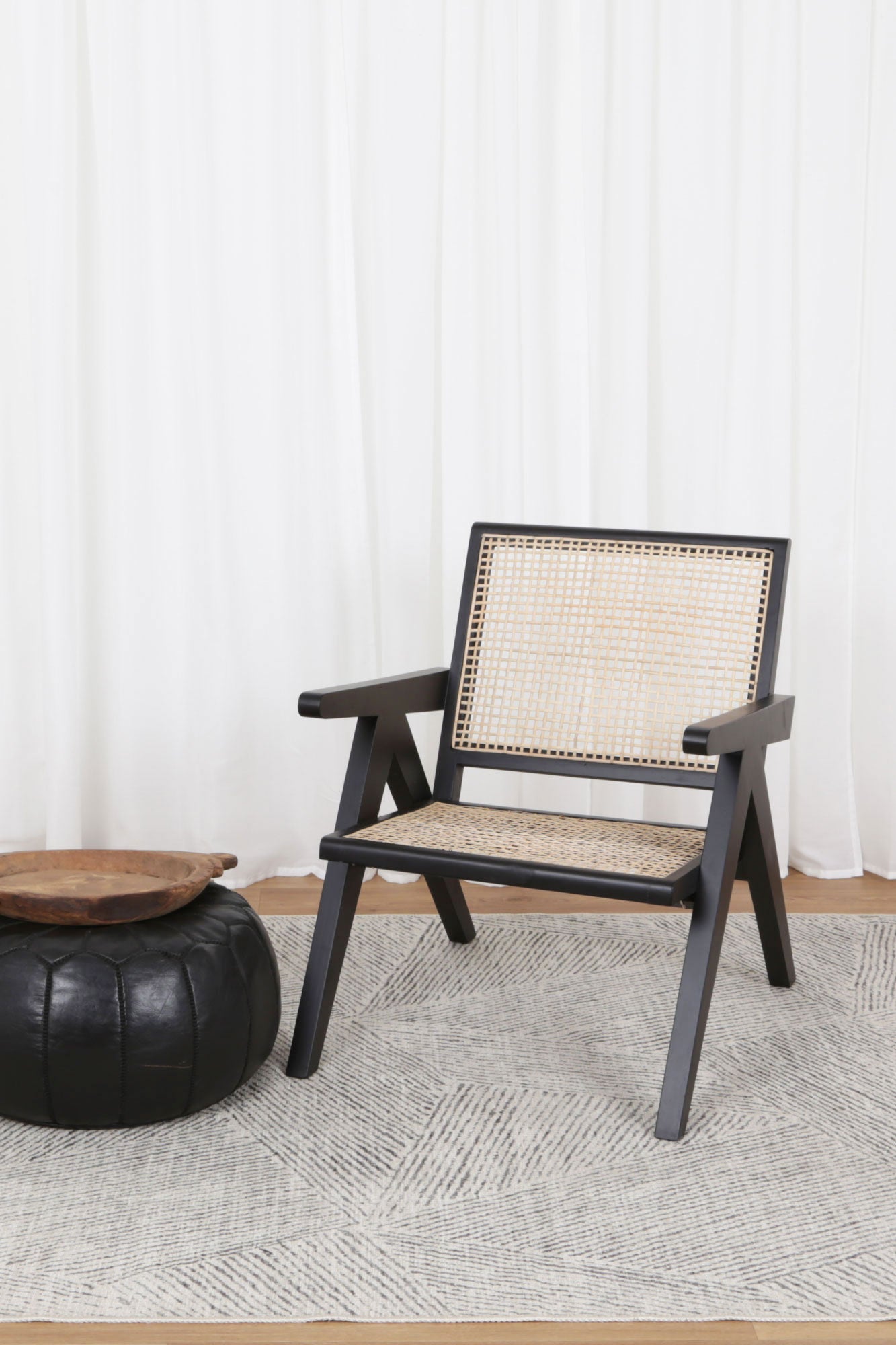 Alpine Neutral Rug in living room