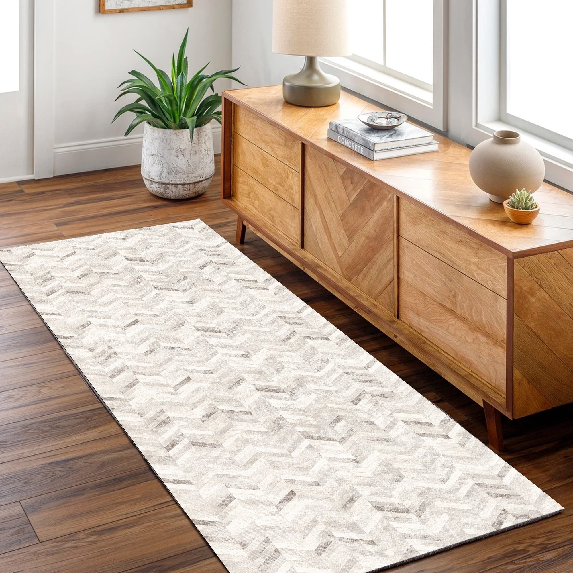 Herring Beige Runner on floor