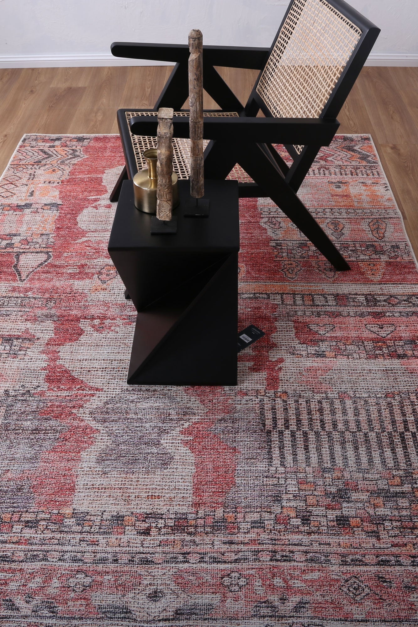 Amira Moroccan Dusk Rug in living room