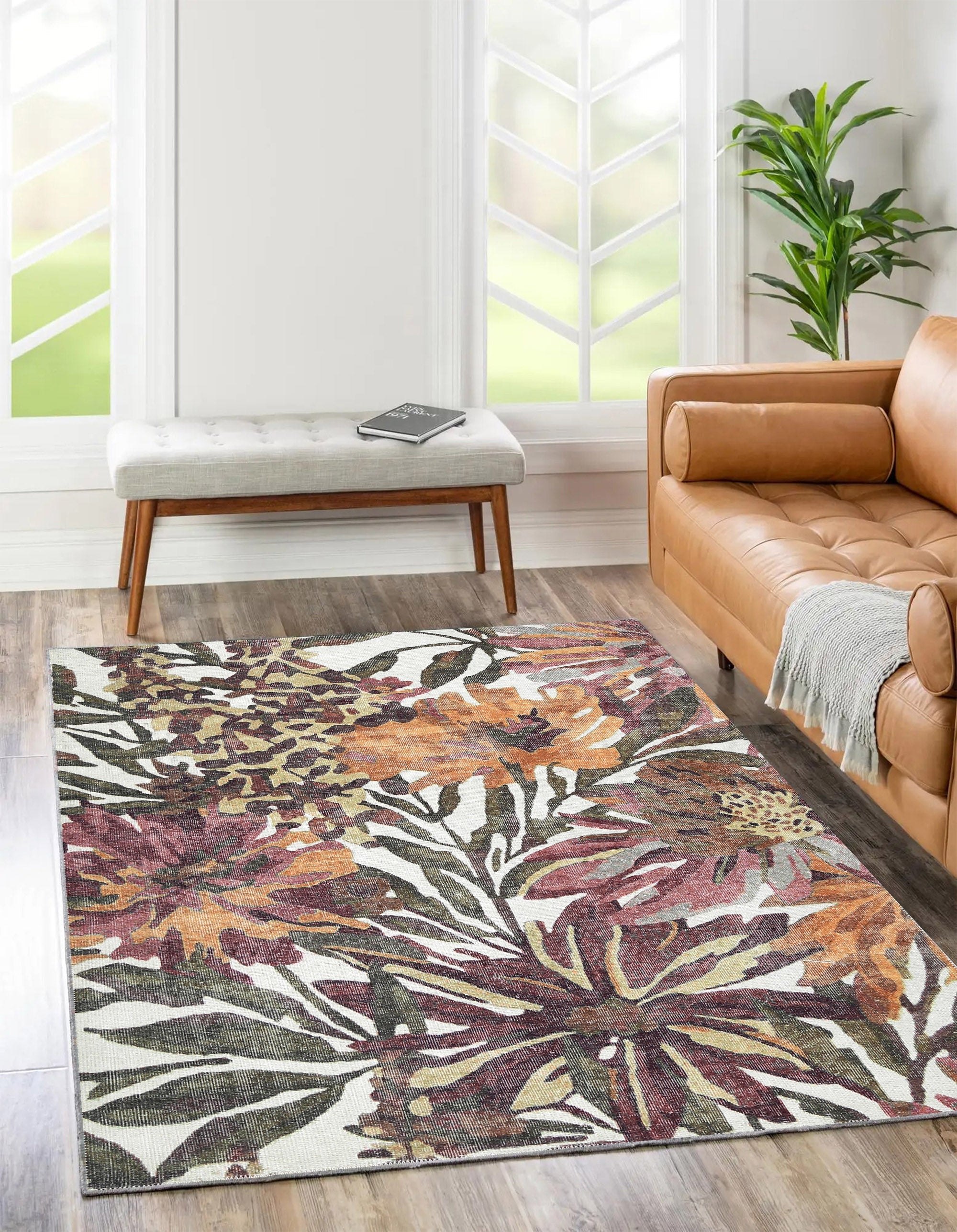 Wildflower Rug in Living Room