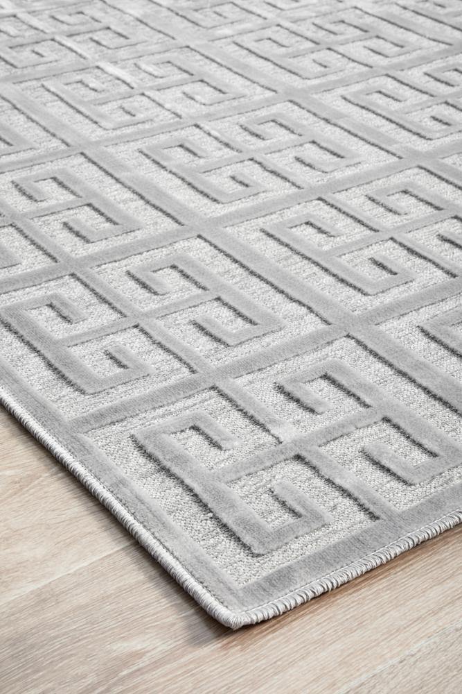York Brenda Silver Rug - Cozy Rugs Australia