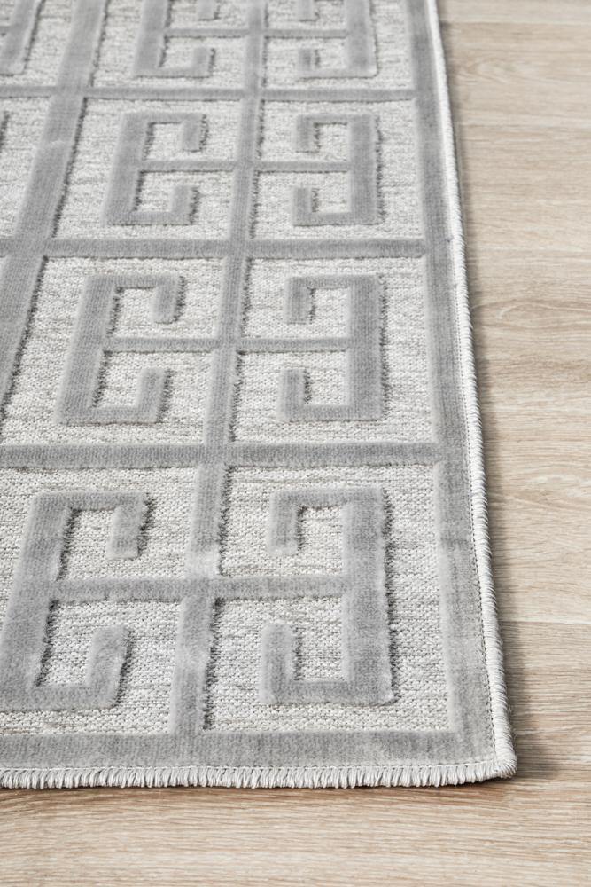 York Brenda Silver Rug - Cozy Rugs Australia
