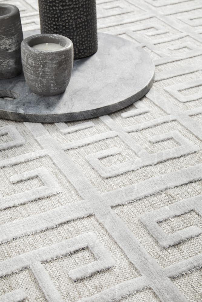 York Brenda Silver Rug - Cozy Rugs Australia