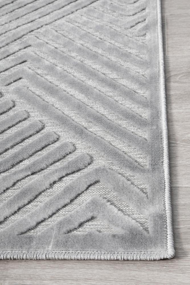 York Cindy Silver Rug - Cozy Rugs Australia